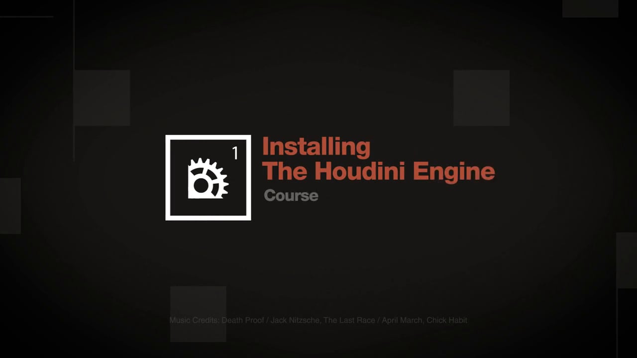 Installing The Houdini Engine Lesson 1 Getting the